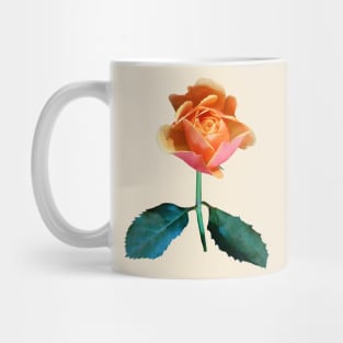 Orange and Pink Rose Mug